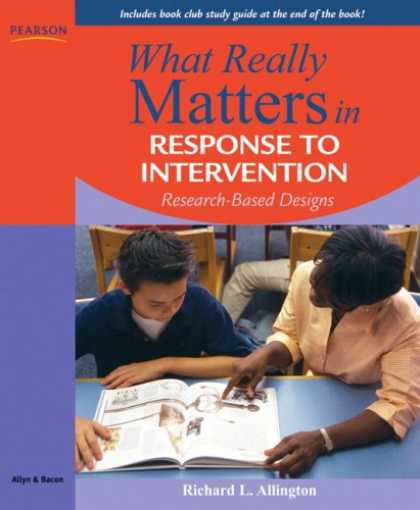 Design Books - What Really Matters in Response to Intervention: Research-based Designs (What Re