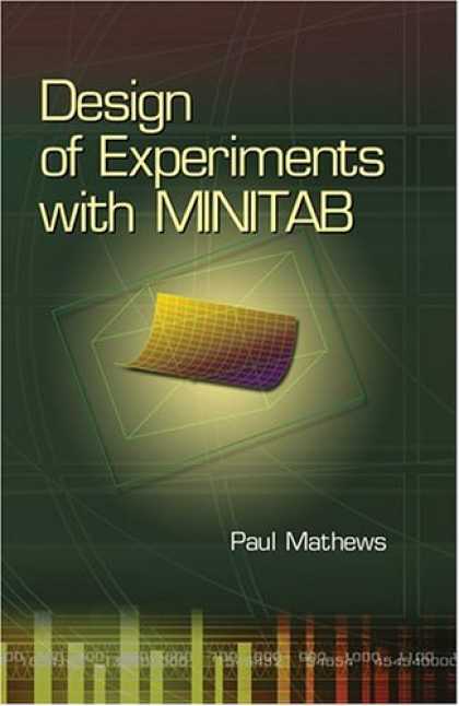 Design Books - Design of Experiments with MINITAB