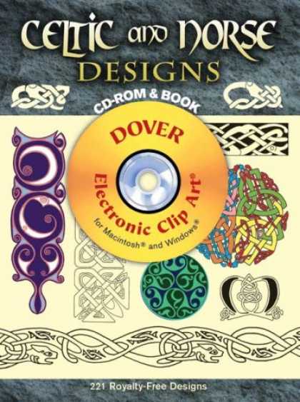 Design Books - Celtic and Norse Designs CD-ROM and Book (Electronic Clip Art)
