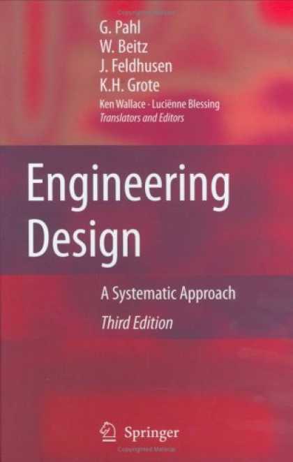 Design Books - Engineering Design: A Systematic Approach