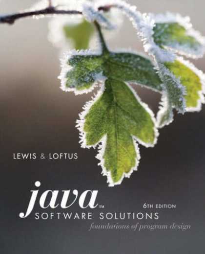 Design Books - Java Software Solutions: Foundations of Program Design (6th Edition)