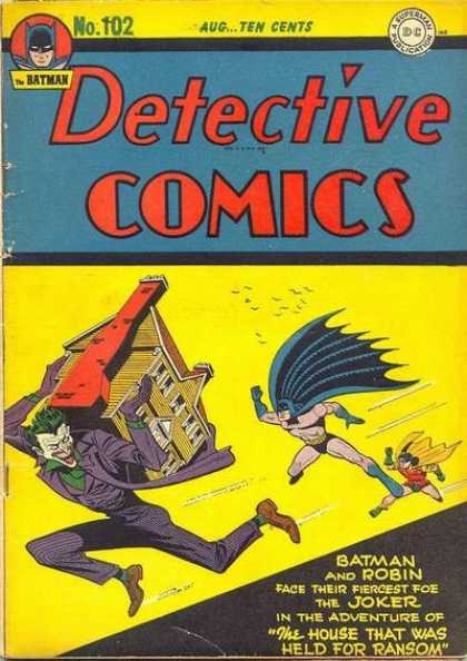 Detective Comics 102 - Batman - Robin - House - Joker - Ransom