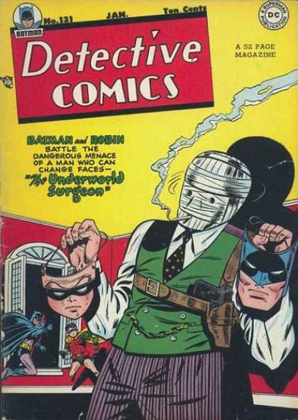 Detective Comics 131 - Batman - Robin - Surgeon - Bandages - Masks - Bob Kane