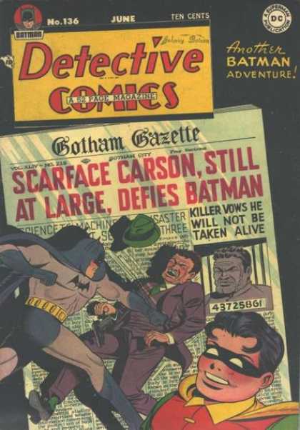 Detective Comics 136 - Newspaper