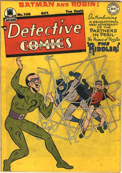 Detective Comics 140 - Batman - Robin - Riddler