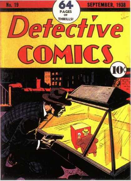Detective Comics 19 - Safe - Skylight - Gun - 64 Pages Of Thrills - September 1938