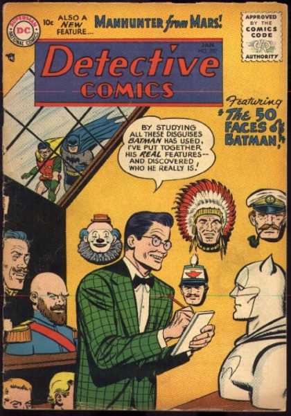 Detective Comics 227 - Batman - Robin - Indian Chief - Clown - Manhunter From Mars