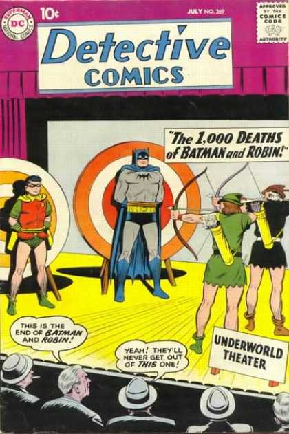 Detective Comics 269 - Batman - Robin - Target - Arrow - The 1000 Deaths Of Batman And Robin