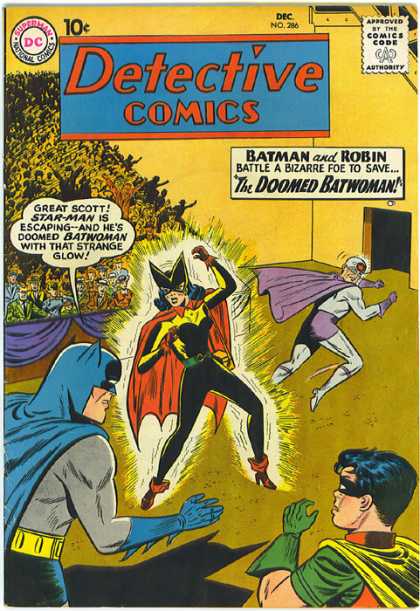 Detective Comics 286 - Batwoman - Superman National Comics - Approved By The Comics Code - Batman - Robin