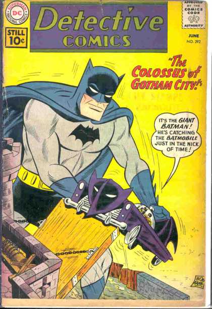 Detective Comics 292 - Batman - Dc - Batmobile - 10 Cents - Colossus
