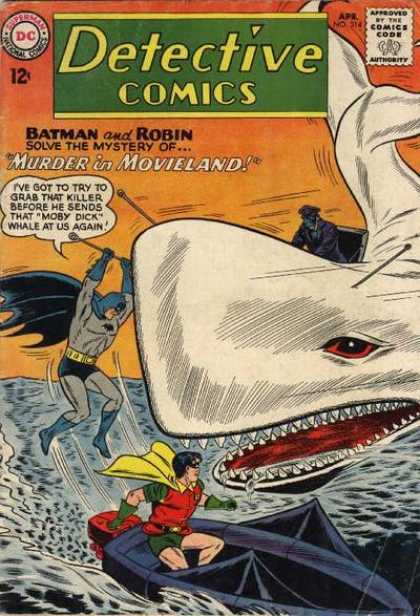 Detective Comics 314 - Batman - Robin - Murderer In Movieland - Approved - Comics Code