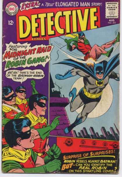 Detective Comics 342 - Robins Revenge - Crushed Crusader - Dynamic Duo Turns Ugly - Batman Undone - Dynamic Dou Falls To Pieces - Carmine Infantino