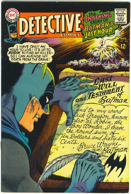 Detective Comics 366 - Last Will And Testament - Robin - Batman - Time - Candle - Carmine Infantino, Murphy Anderson