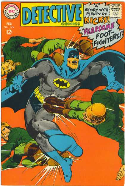 Detective Comics 372 - Kick - Batman - Kicks - Fearsome Foot Fighters - Superman Comics - Neal Adams