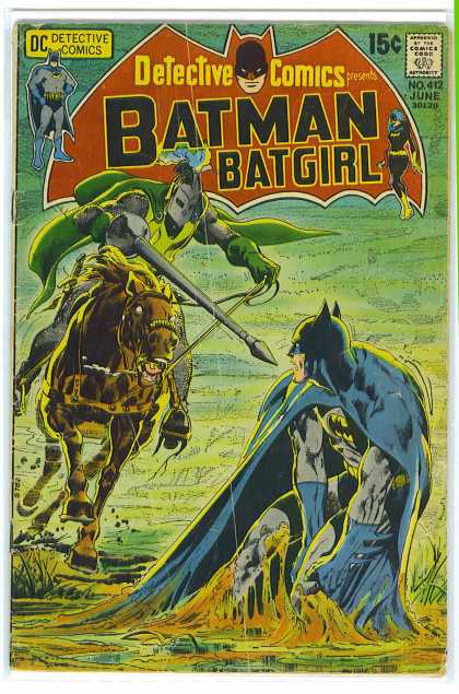 Detective Comics 412 - Batman - Knight - Batgirl - Horse - Neal Adams