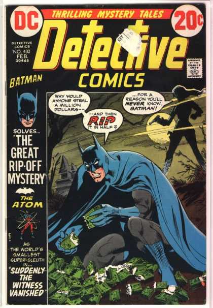 Detective Comics 432 - Batman - Atom - Woman - Dc - The Atom - Dick Giordano