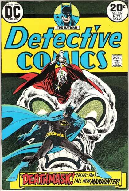 Detective Comics 437 - Batman - Deathmask - Knife - Eyes - Skull - Jim Aparo