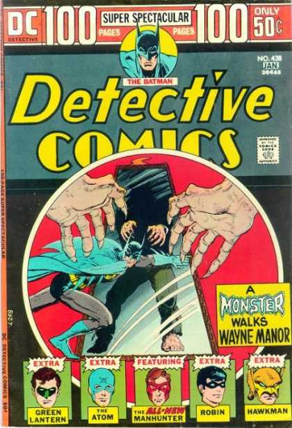 Detective Comics 438 - Monster - Batman - Green Lantern - Atom - Robin - Michael Kaluta