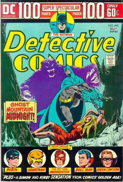 Detective Comics 440 - Batman - Robin - Hawkman - Manhunter - Doll Man - Jim Aparo