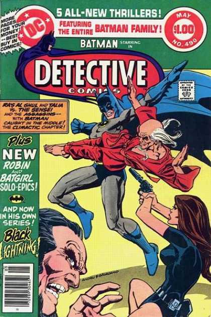 Detective Comics 490 - Dc - May - 5 All-new Thrillers - Batman - Approved By The Comics Code - Dick Giordano, Ross Andru
