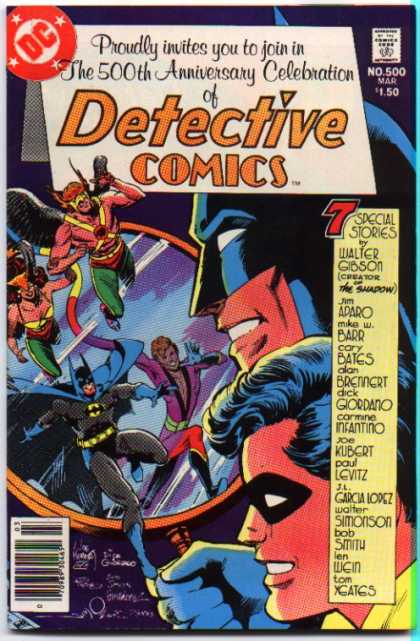 Detective Comics 500 - Batman - Dc Comics - 500th Anniversary Celebration - The Shadow - Cary Bates - Dick Giordano, Jim Aparo
