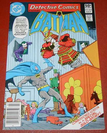 Detective Comics 504 - Toys - Batman - Sword - Joker - Doll - Jim Starlin
