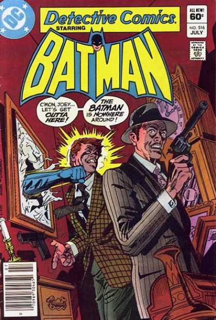 Detective Comics 516 - Batman - Gun - All New - Approved By Comics Code - Man - Dick Giordano, Ross Andru