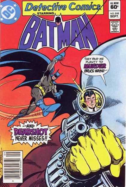 Detective Comics 518 - Gun - Deadshot - Batman - Jim Aparo