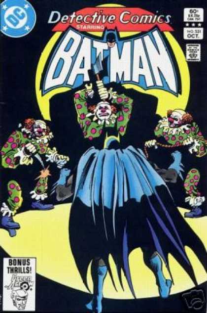 Detective Comics 531 - Clowns - Axe - Clown - Dick Giordano, Gene Colan