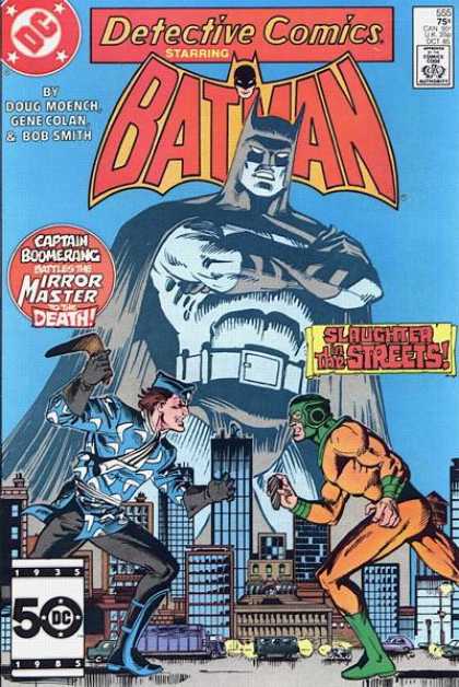 Detective Comics 555 - Batman - Building - Sword - Car - Light - Dick Giordano