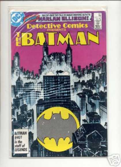 Detective Comics 567 - Harlan Ellison - Skyline - Batman - 401 - Legends - Klaus Janson
