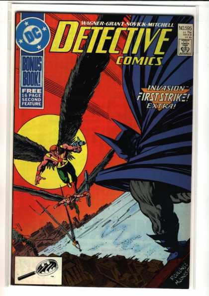 Detective Comics 595 - Batman - Dc - Comics Code - Invasion First Strike Extra - Bonus Book