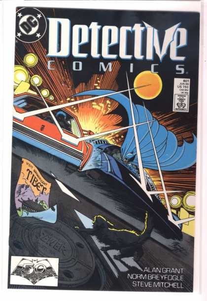 Detective Comics 601 - Batman - Batmobile - Dc Comics - Car Chase - Crash - Norm Breyfogle