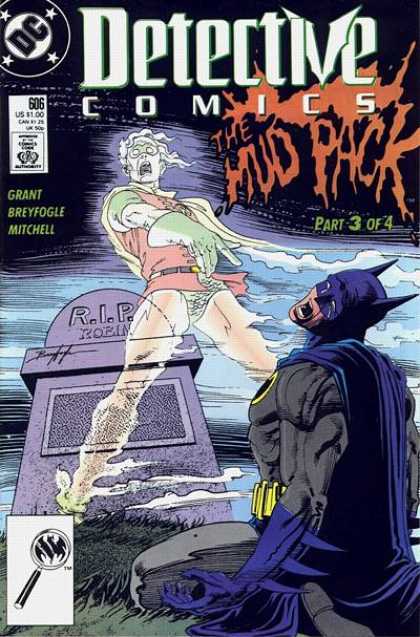 Detective Comics 606 - Dc - The Mud Pack - Comics Code Authority - Grant - Breyfogle - Norm Breyfogle