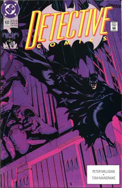 Detective Comics 633 - Batman - Hero - Darkness - Villian - Cape - Michael Golden