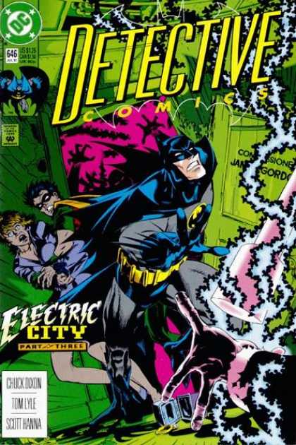 Detective Comics 646 - Batman - Robin - Electricity - Electric City - Michael Golden