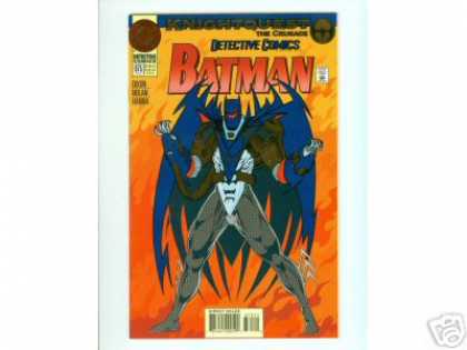 Detective Comics 675 - Batman - Fire - Armor - Blue - Orange