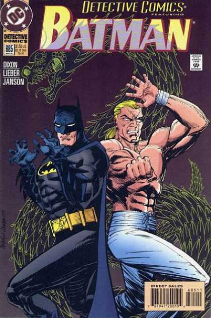 Detective Comics 685 - Dragon - Batman - Muscular Heroes - Masked - Fighting Stance - Klaus Janson