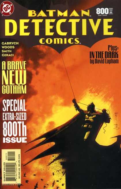 Detective Comics 800 - Batman Detective Comics - In The Dark - David Lapham - Cabrych Woods - Smith Ceraci - Mark Simpson