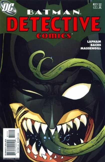 Detective Comics 811 - Batman - Green Forked Toungue - Sharp Teeth - Lapham - Bachs - David Lapham