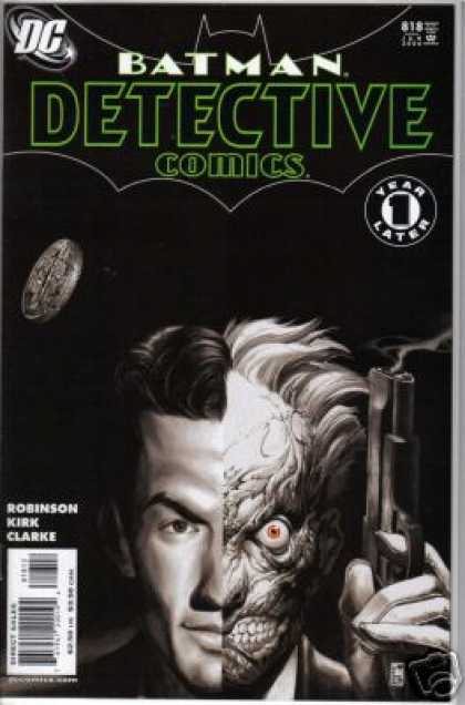 Detective Comics 818 - Coin - Two-face - Two Face - Gun - Batman - Simone Bianchi