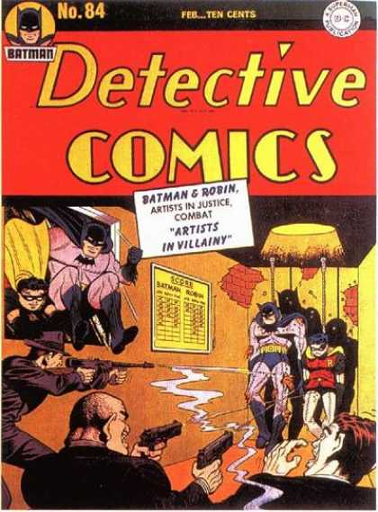 Detective Comics 84 - Batman - Robin - Guns - Score