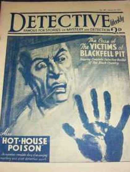 Detective Weekly 107 - Mystery - Detection - The Victims - Blackfell Pit - Hot-house Poison