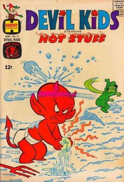 Devil Kids 11 - Hot Stuff - Horns - Snow - Green Witch - Pointed Tail