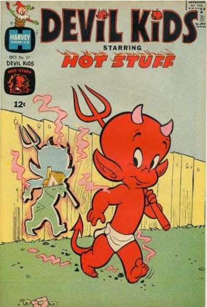 Devil Kids 27 - Approved By The Comics Code Authority - Harvey Comics - Devil Kids - Oct No27 - Hot Stuff