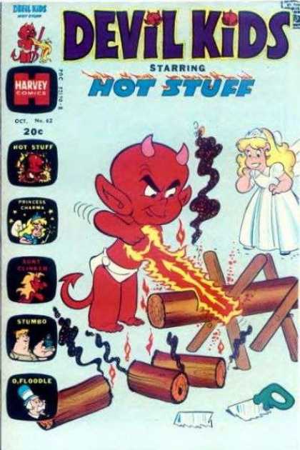 Devil Kids 62 - Hot Stuff - Devil - Blondie - Smoke - Saw