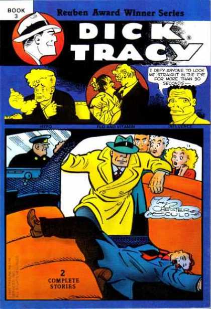 Dick Tracy (Blackthorne) 3 - Dick Tracy - Yellow Overcoat - Chester - 2 Complete Stories - Vintage