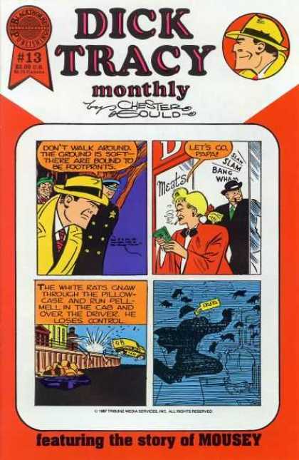 Dick Tracy Monthly 13 - Chester Sould - Lets Go Papa - Hat Man - Old Lady - Blasty