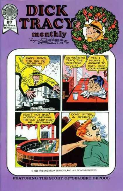 Dick Tracy Monthly 7 - Yellow Suit - Ice - Man In A Steam Box - Red Hair - Green Shirt