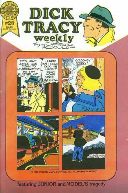 Dick Tracy Weekly 28 - Train - Junior - Models - Tragedy - Telephone